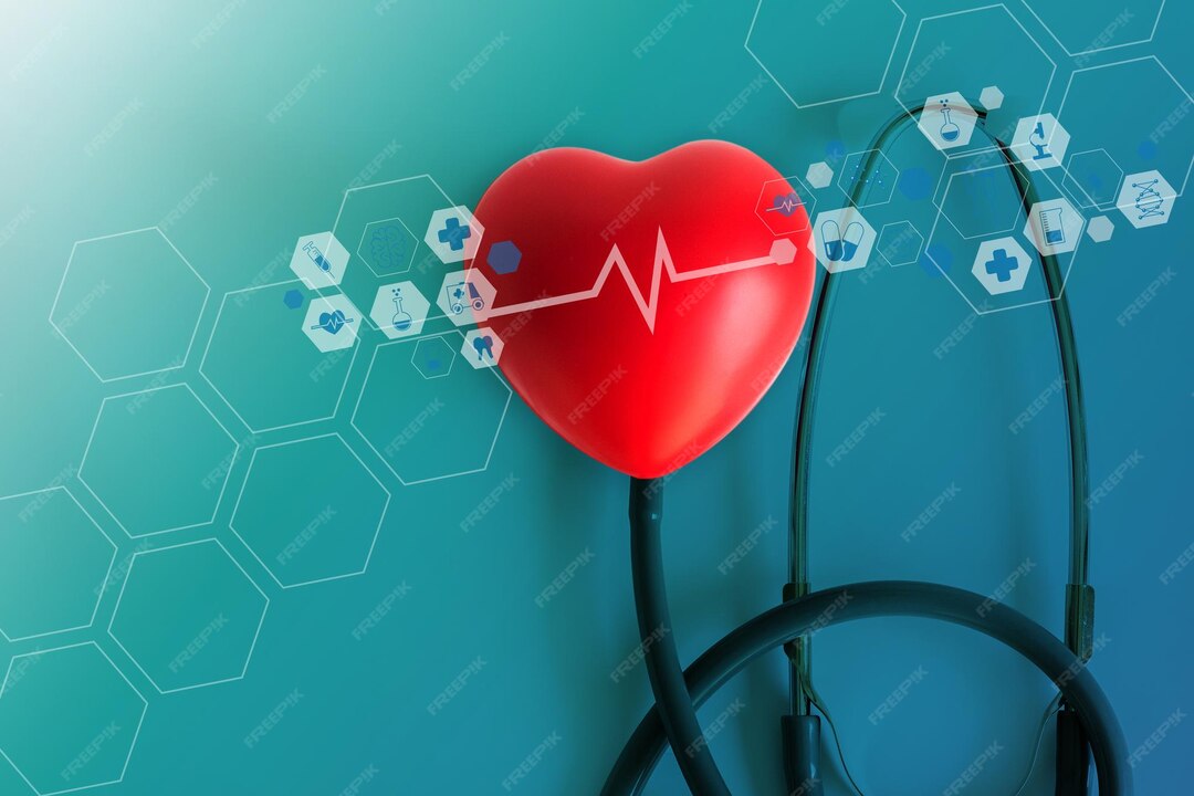 digital composite image symbols heart shape stethoscope against colored background 1048944 4227771