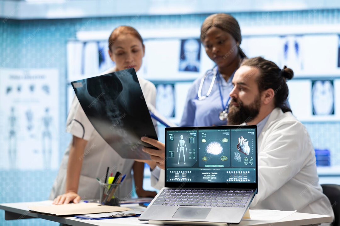 medical professionals examine anatomy scans develop effective treatment plan 482257 95341